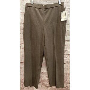DANA BUCHMAN Womens Pull On Pant Straight Mid-Rise Slimming Solution -  12 Short